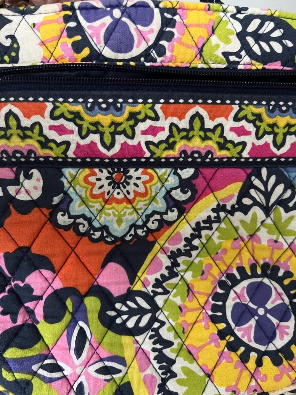 Vera Bradley Rio Multicolor Quilted Crossbody Hipster Bag - NWOT - Picture 5 of 5